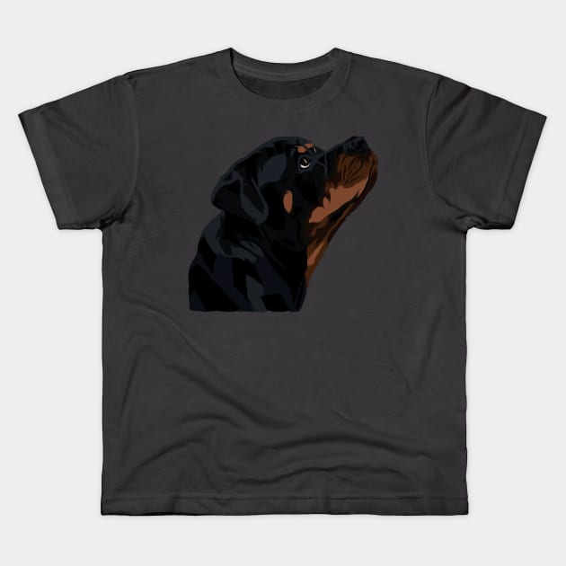 Rottweiler my best friend Kids T-Shirt by Freedomink